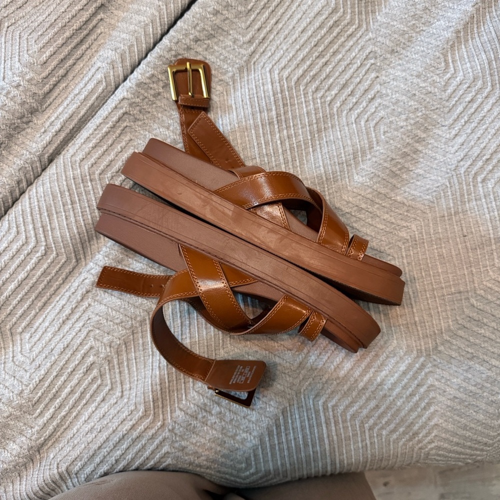 Zara cross strap sandals - Picture 4 of 6